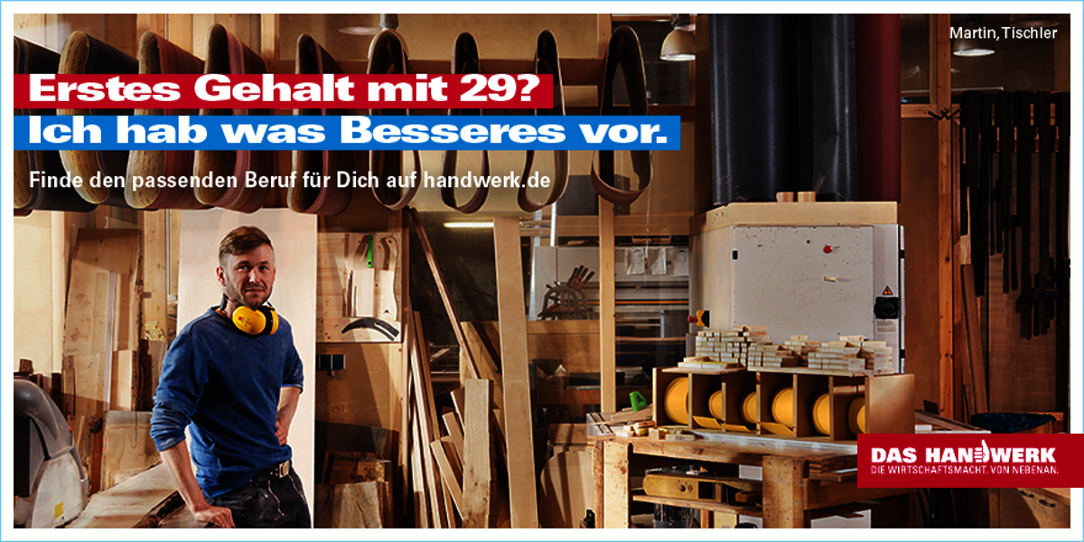 Erstes Gehalt mit 29