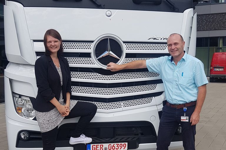 Frau Brouwer und Herr Kunz (Daimler Truck AG)